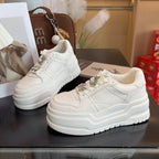 Damen modische Plateau-Sneaker mit besonderem Glitzerverzierung und atmungsaktiver Struktur R&B