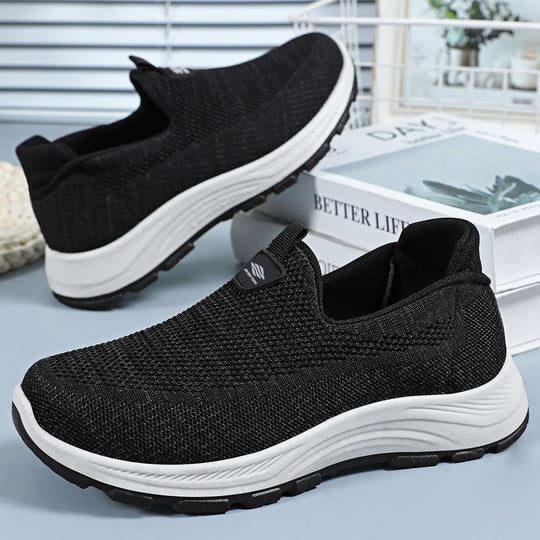 Damen Atmungsaktive Komfort-Sneaker mit elastischem Einsatz und dämpfender Sohle R&B