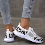 Damen modische Sneakers mit atmungsaktivem Mesh-Obermaterial und rutschfester Sohle R&B