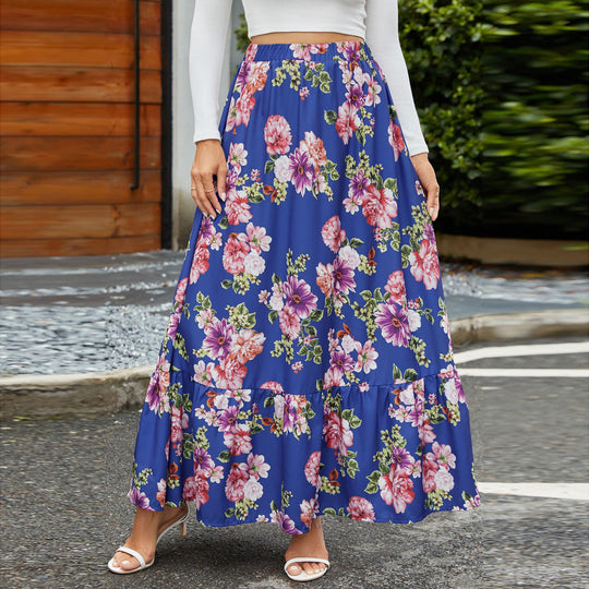 Damen Midikleid mit floraler Stickerei R&B
