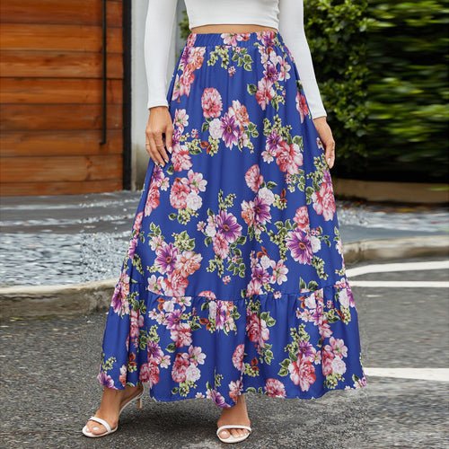 Damen Midikleid mit floraler Stickerei R&B