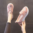 Damen Sneakers mit elastischem Obermaterial und dämpfender Sohle