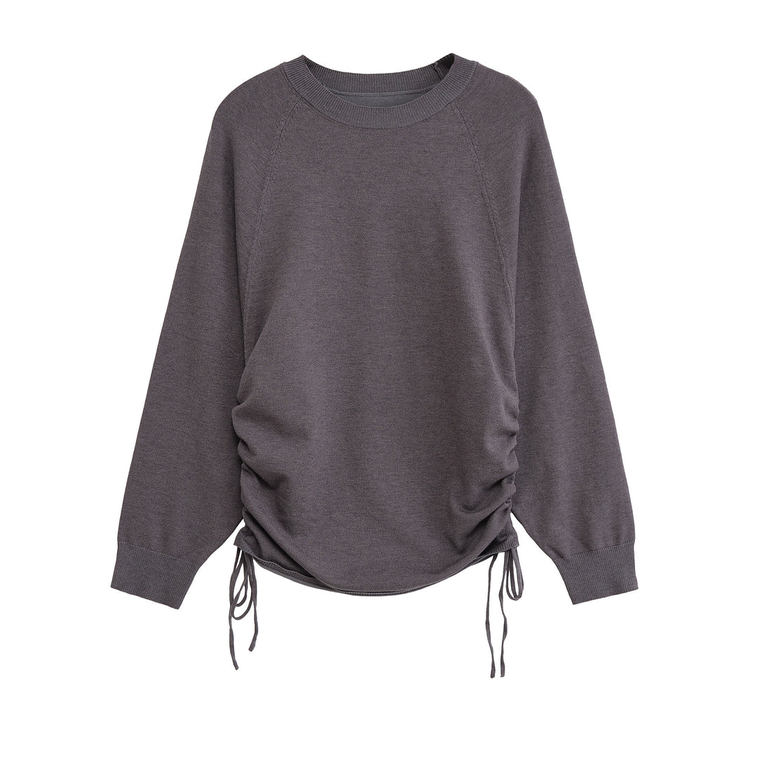 Damen Sportlicher Pullover mit seitlichen Schnürungen R&B