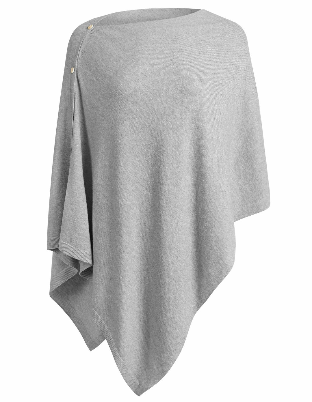 Damen vielseitiger Poncho aus hochwertiger Materialmischung R&B