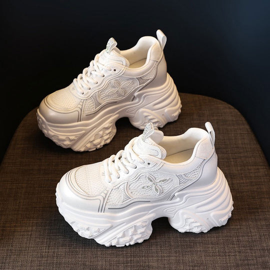 Damen Chunky Sneakers mit voluminösem Profil und atmungsaktiver Struktur R&B