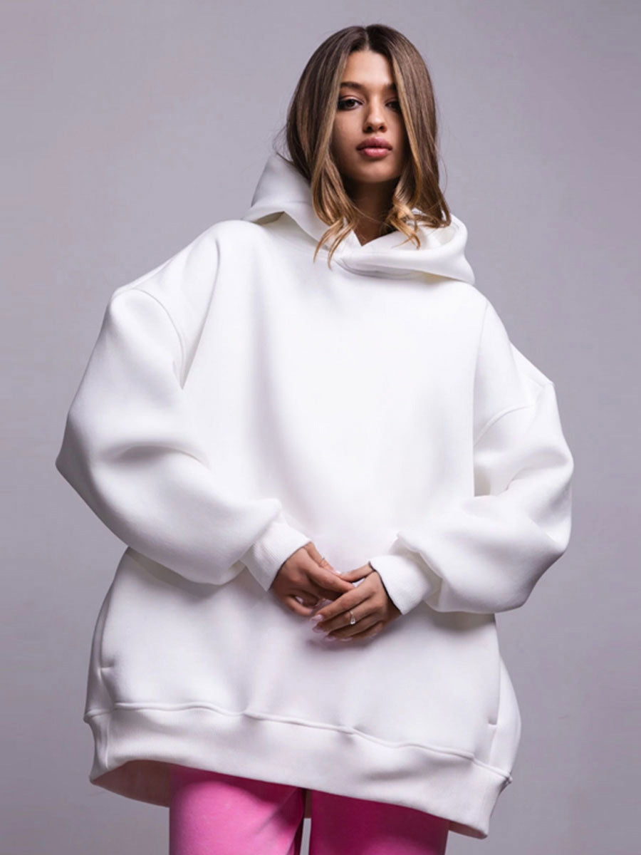 Damen bequemer Oversized Hoodie R&B