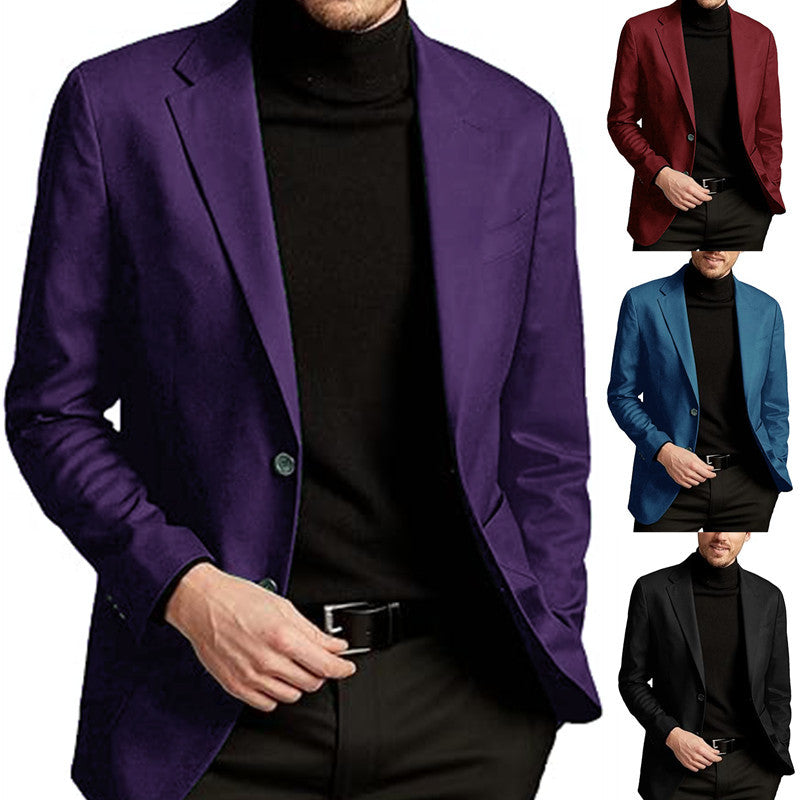 Herren eleganter Blazer mit modernem Schnitt und praktischen Taschen