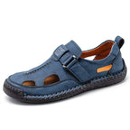 Herren Sportliche Leder-Sandalen mit ergonomischer Sohle R&B