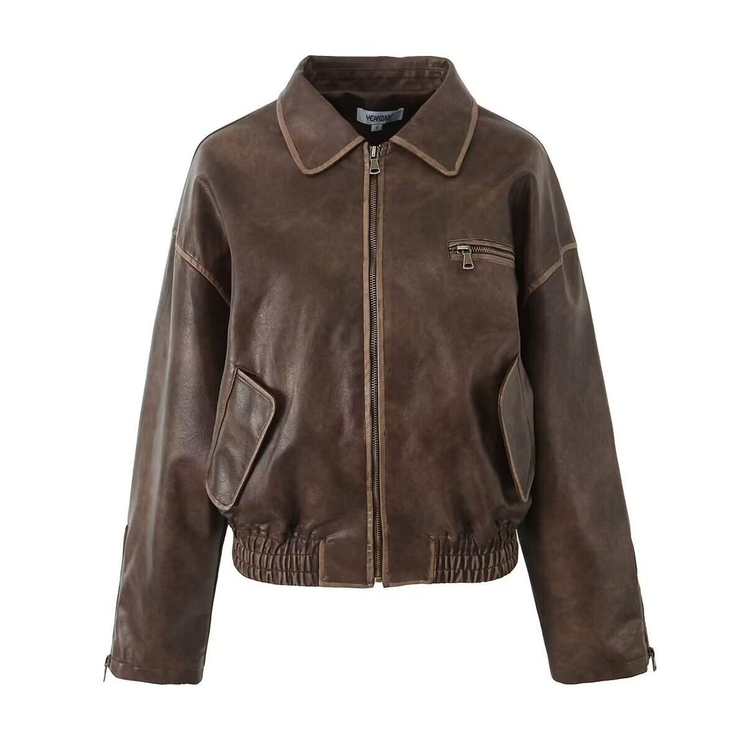 Damen jacke mit modernem Schnitt und praktischen Reißverschlusstaschen R&B