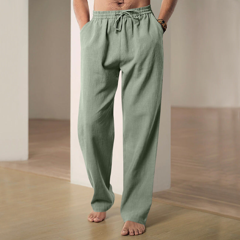Herren Bequeme Sommerfreizeithose mit elastischem Bund R&B