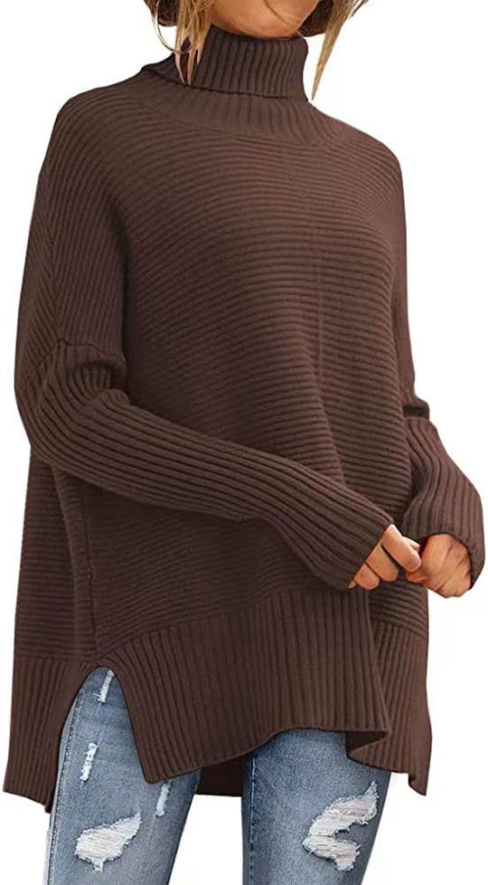 Damen Kuscheliger Rollkragenpullover R&B
