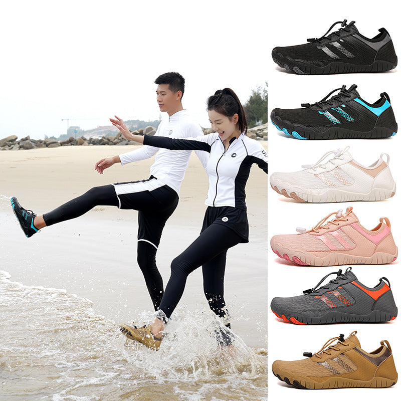 Damen Aqua-Laufschuhe mit elastischem Schnellschnürsystem und atmungsaktivem Obermaterial
