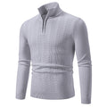 Herren modischer Rollkragenpullover mit elegantem Strukturmuster R&B