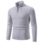 Herren modischer Rollkragenpullover mit elegantem Strukturmuster R&B