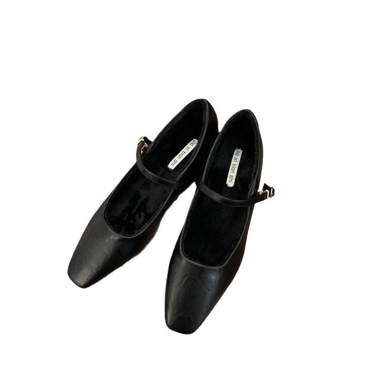 Damen Elegante Ballerinas mit verstellbarem Riemen und komfortabler Innensohle R&B