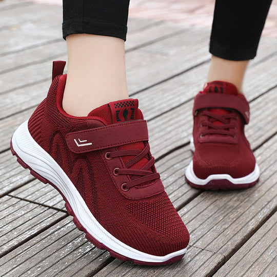 Damen Sportliche Laufschuhe mit flexiblem Klettverschluss und atmungsaktivem Obermaterial R&B