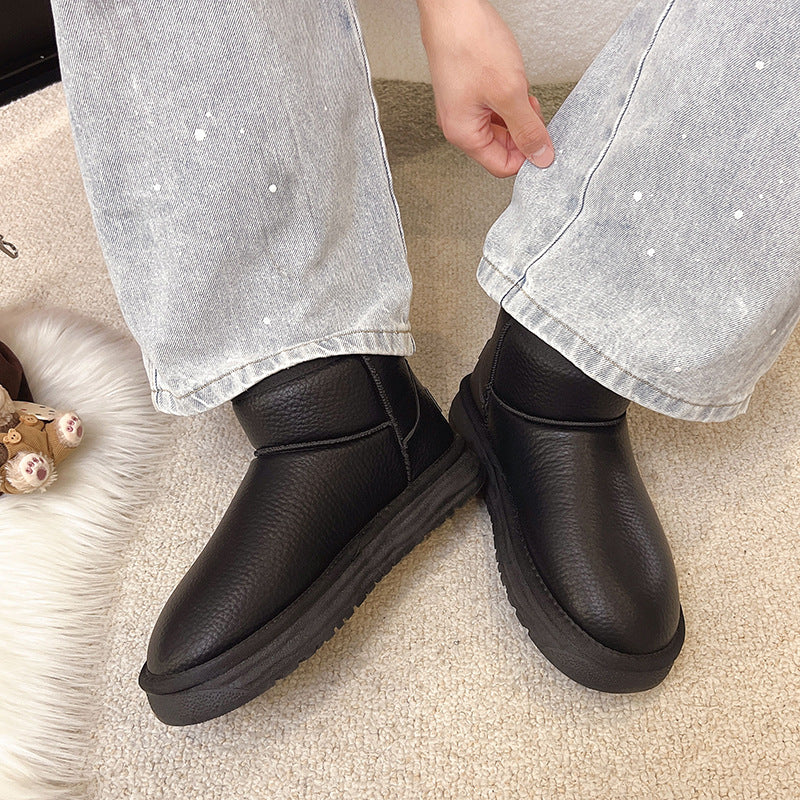 Damen bequeme Winterstiefel mit rutschfester Sohle und isolierender Polsterung R&B