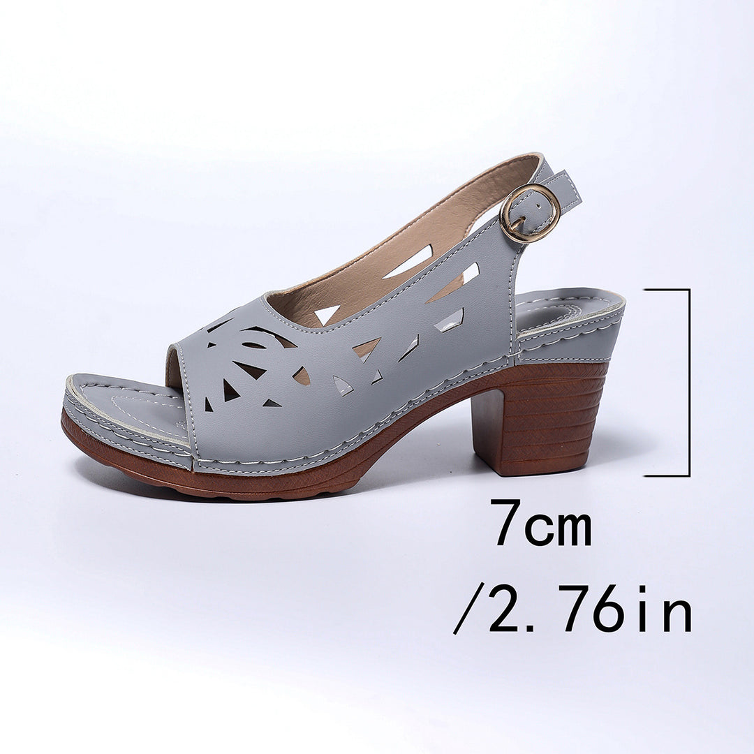 Damen Slingback Sandalen mit luftiger Schnittführung R&B