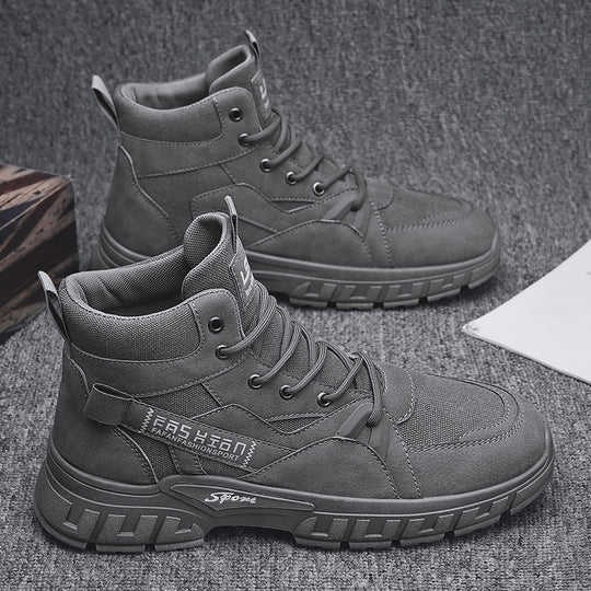 Damen Sportliche High-Top Sneakers mit verstärktem Fersenbereich und isolierter Innensohle R&B