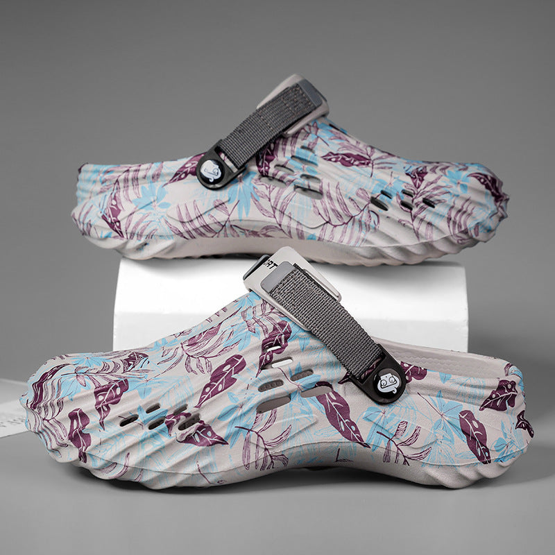 Damen Freizeitclogs mit verstellbarem Riemen und atmungsaktiver Oberfläche R&B