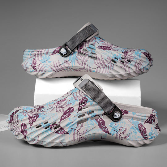 Damen Freizeitclogs mit verstellbarem Riemen und atmungsaktiver Oberfläche R&B