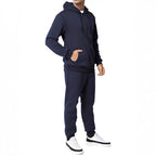 Herren Sportliches Komplett-Set mit Kapuzenjacke und Jogginghose R&B