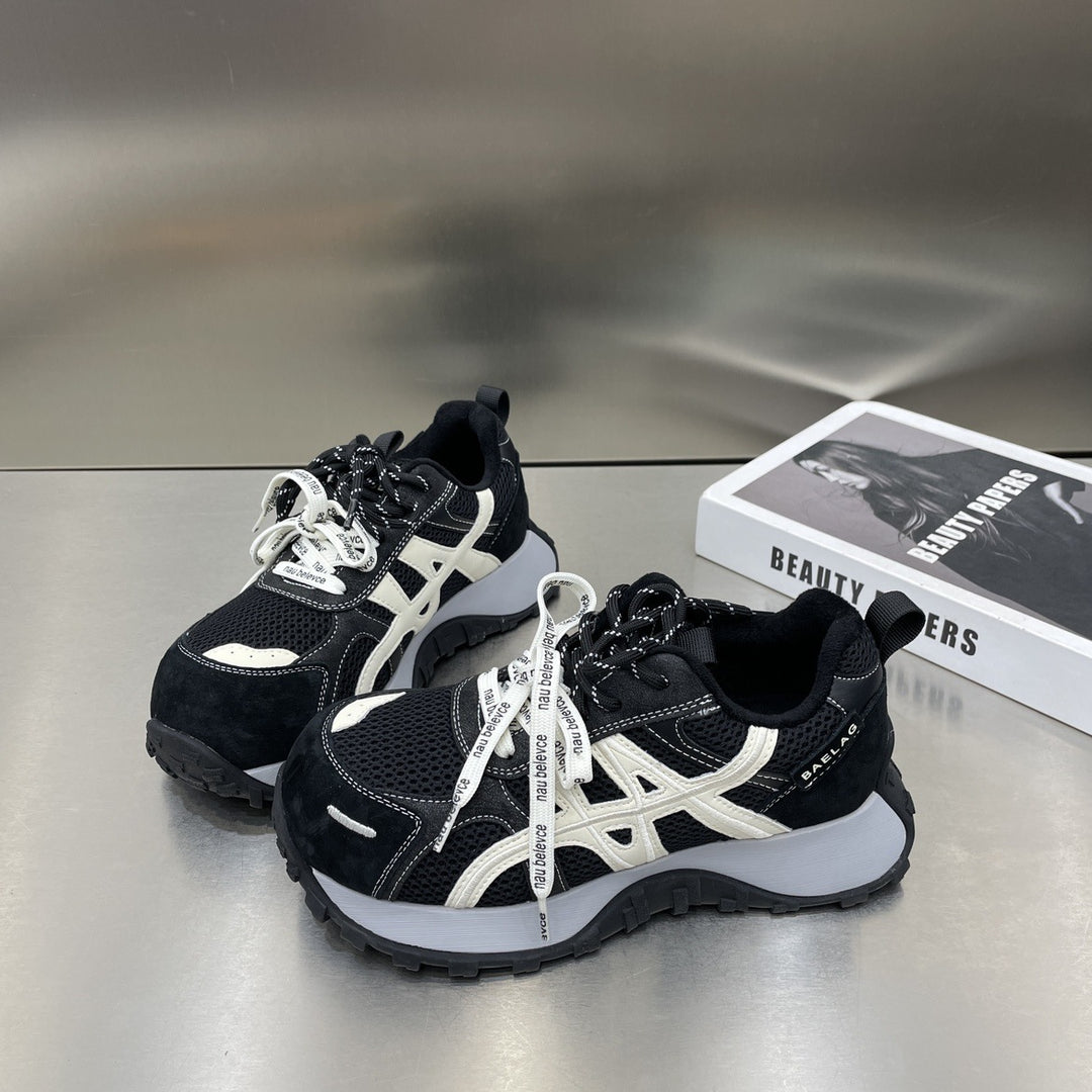 Damen Sportliche Sneakers mit atmungsaktivem Mesh und dämpfender Sohle R&B