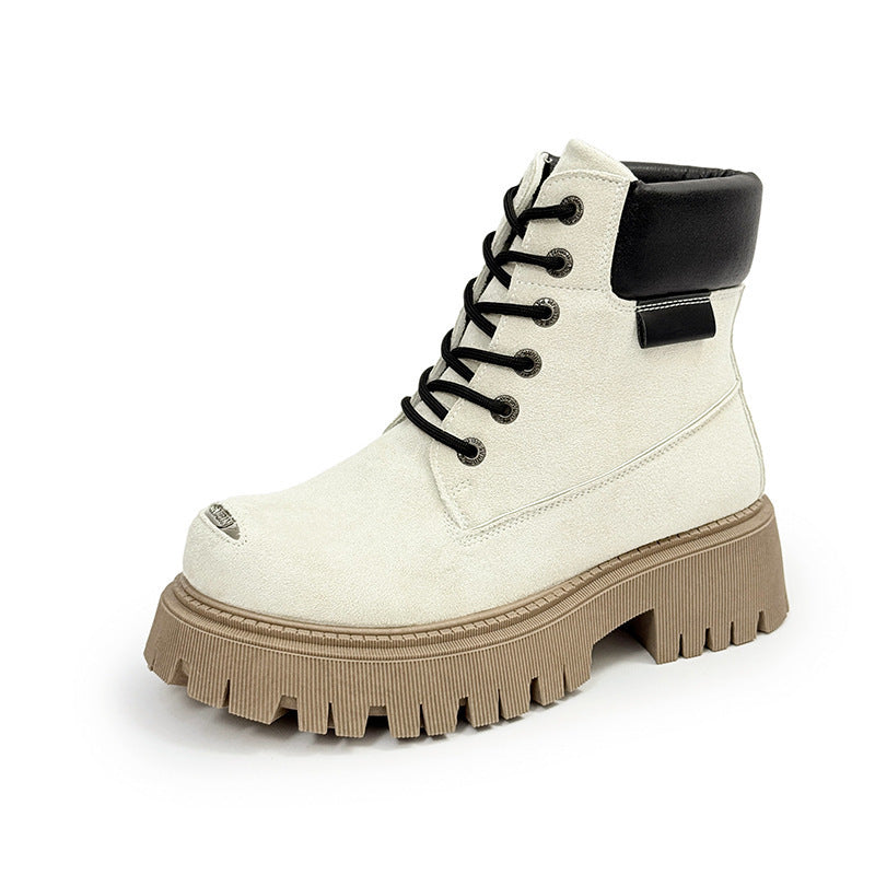Damen modische Stiefeletten mit trendiger Profilsohle R&B