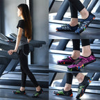 Damen Wassersportschuhe mit elastischem Schnellschnürsystem und rutschfester Sohle