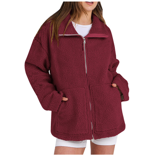 Damen Gemütlicher Fleece-Hoodie R&B