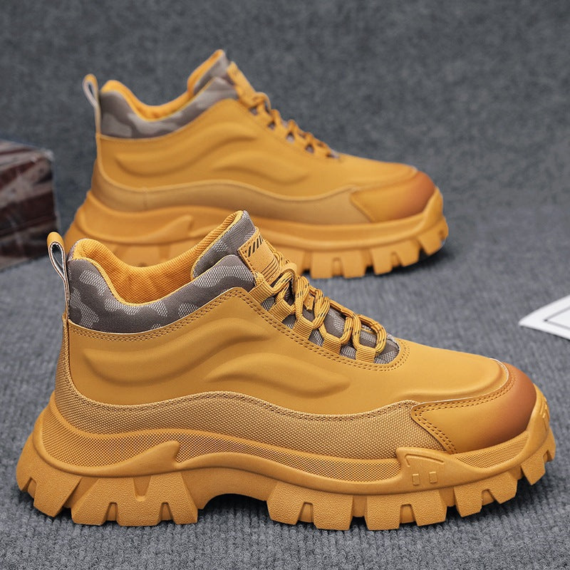 Damen Sportliche hohe Sneakers mit rutschfester Sohle und atmungsaktivem Obermaterial R&B