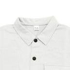 Herren nan urbanes Shirtjacken-Set in strukturierter Cordoptik mit Brustklappe und schmaler Passform R&B