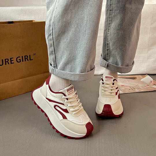 Damen Chunky Sneakers mit verstärkter Dämpfung und rutschfester Sohle R&B