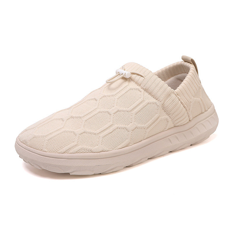 Damen Elastische Slip-On Sneakers mit innovativem Schnellschnürsystem