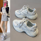 Damen Sportliche Sneaker mit atmungsaktiver Mesh-Oberfläche und dämpfender Sohle R&B