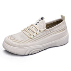 Damen Flexibilitäts Sneakers mit atmungsaktivem Obermaterial und elastischem Verschlusssystem