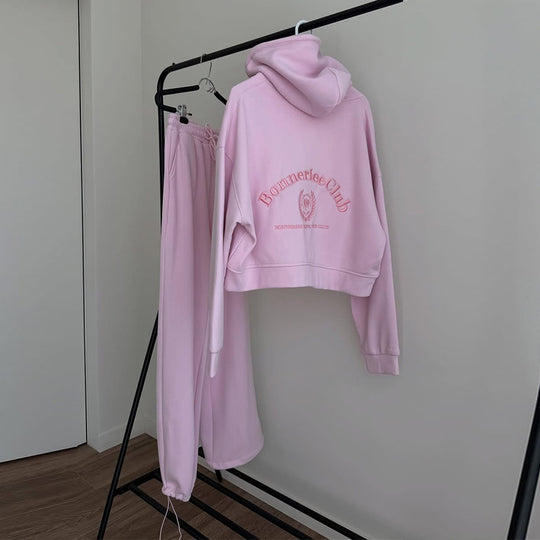 Damen lässiger Hoodie und Jogginghose Set R&B