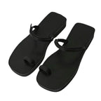 Damen Designer Zehentrenner-Sandalen mit modischem Metallic-Design und komfortablem Fußbett R&B