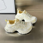 Damen Sportliche Sneakers mit atmungsaktivem Mesh und dämpfender Sohle R&B