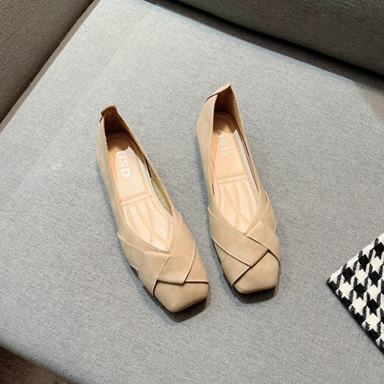 Damen Ballerinas mit elegantem Kreuzband-Design R&B