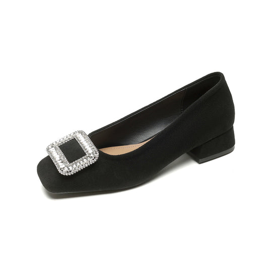 Damen elegante Pumps mit funkelndem Schmuckdetail R&B