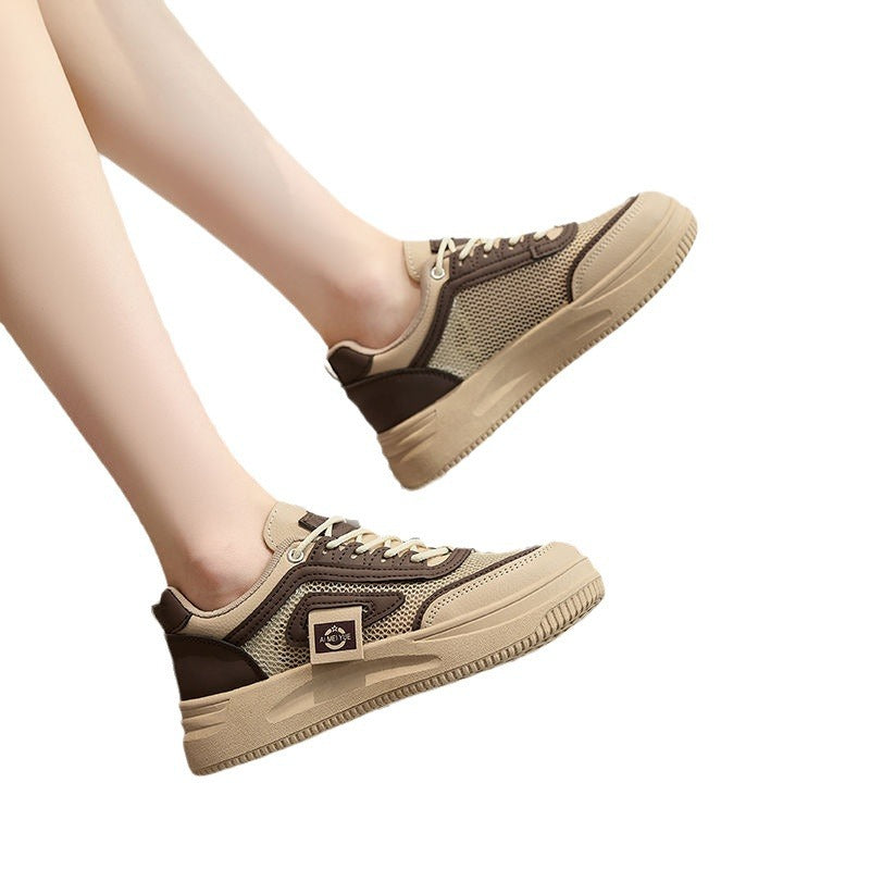 Damen trendige Sneakers mit atmungsaktivem Obermaterial und sportlichem Design R&B