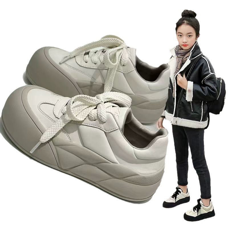 Damen Chunky Sneakers mit atmungsaktiver Oberflächenstruktur und rutschfester Sohle R&B