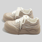 Damen Trendige Sneaker mit komfortabler Sohle und modischer Obermaterialkombination