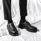 Herren Elegante Schnürschuhe mit stabiler Profilsohle und klassischem Design