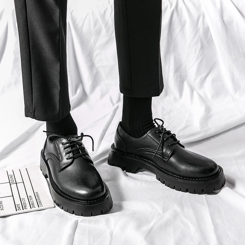 Herren Elegante Schnürschuhe mit stabiler Profilsohle und klassischem Design