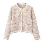 Damen Cardigan mit dekorativen Details und charmantem Schalkragen R&B