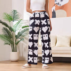 Damen Freizeit-Hose mit kreativen Mustern R&B