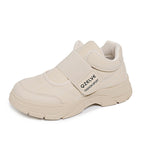 Damen Sportliche Sneakers mit rutschfestem Velours-Obermaterial und komfortabler Klettverschluss-Optik R&B