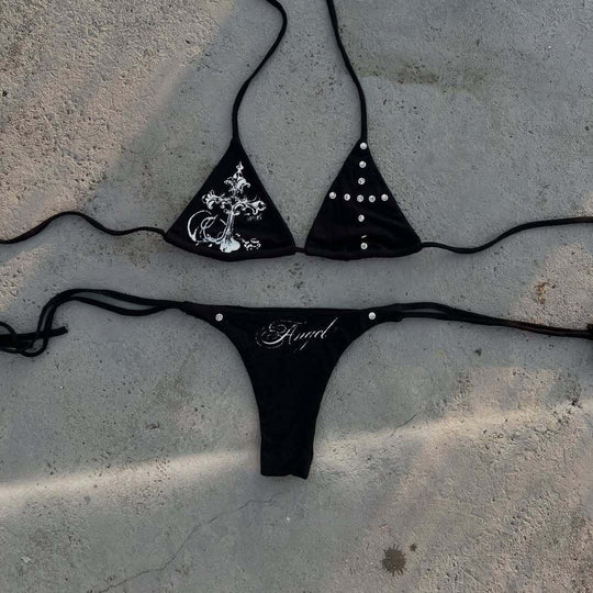 Damen Bikini-Set mit ausgefallenen Details und einzigartigen Akzenten R&B